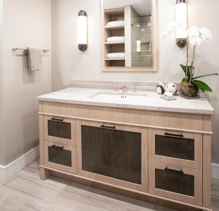 Delve into This Columbus Avenue Master Bathroom Renovation Draped in Extravagance